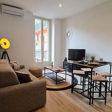 Jean Jaures - Vieux Superbe T2 Ensoleille Avec Grand Balcon Appartamento Nizza
